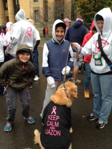 Altman Dental kiddos for the Breast Cancer Walk 